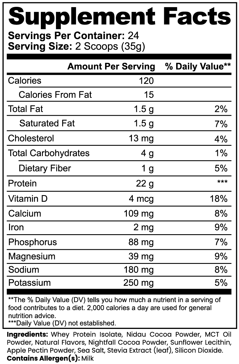 Jenuinely Whey || Chocolate Protein Isolate