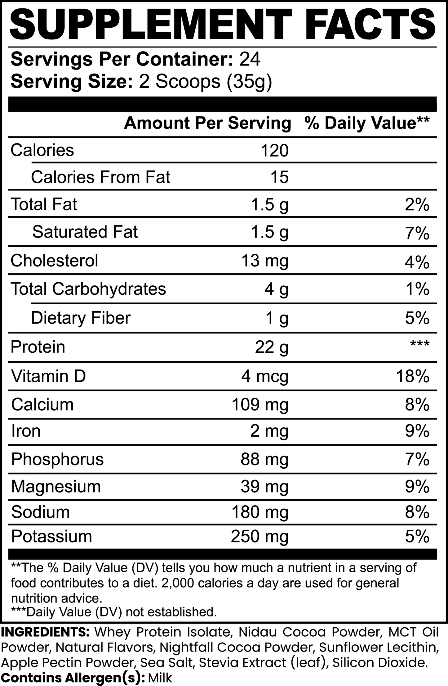 Jenuinely Whey || Chocolate Protein Isolate